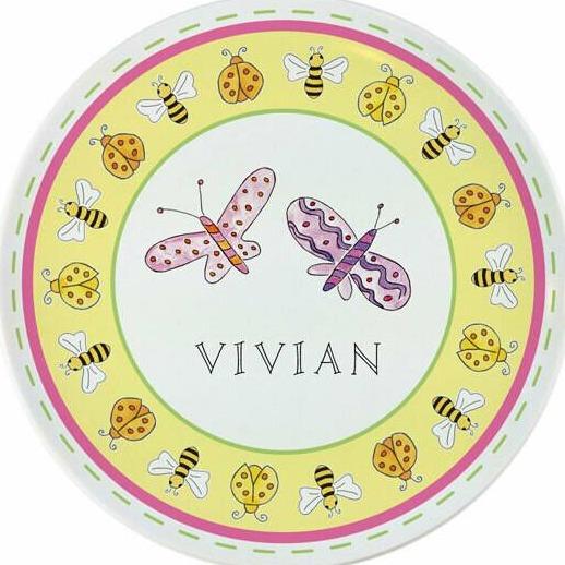 Garden Party Tabletop - Plate - Personalized