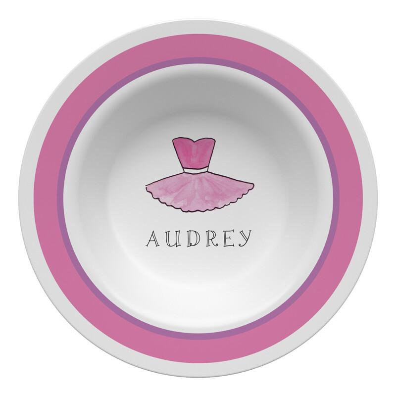 Ballerina Girl Tabletop Collection - Bowl - Personalized