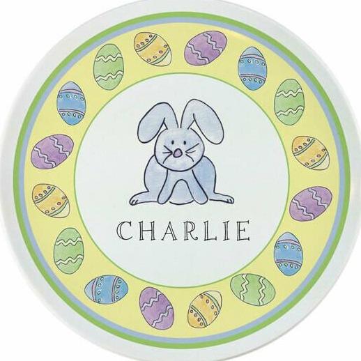 Hoppy Easter Tabletop Collection - Plate - Personalized