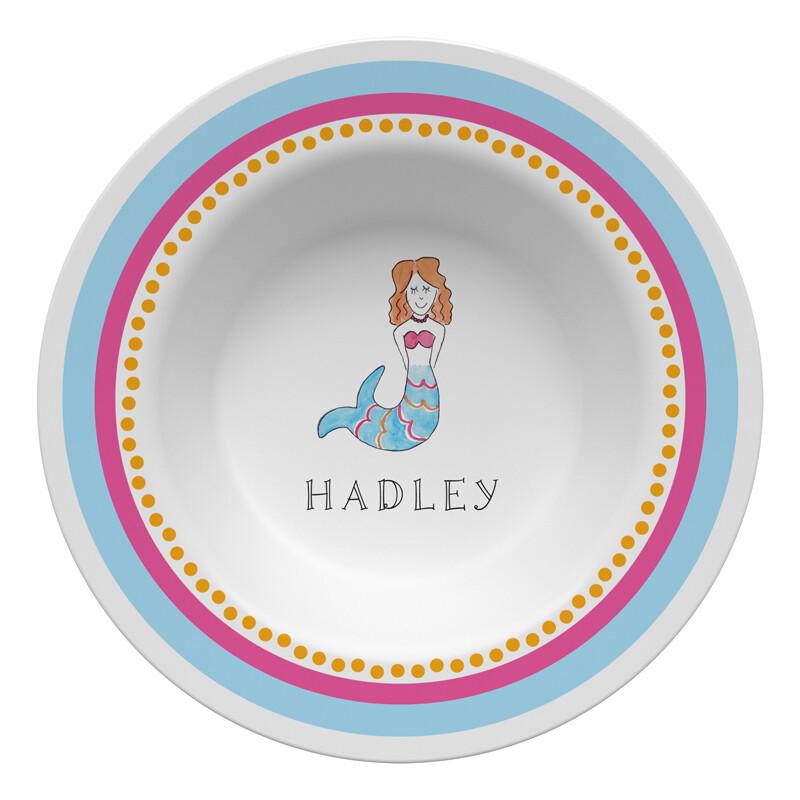 Mermaid Tabletop Collection - Bowl - Personalized