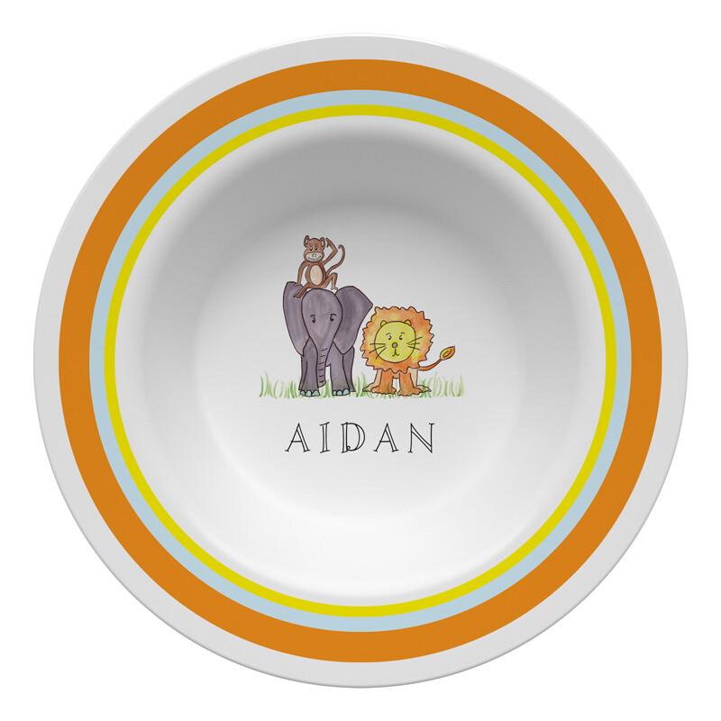 Zoo Friends Tabletop Collection - Bowl - Personalized