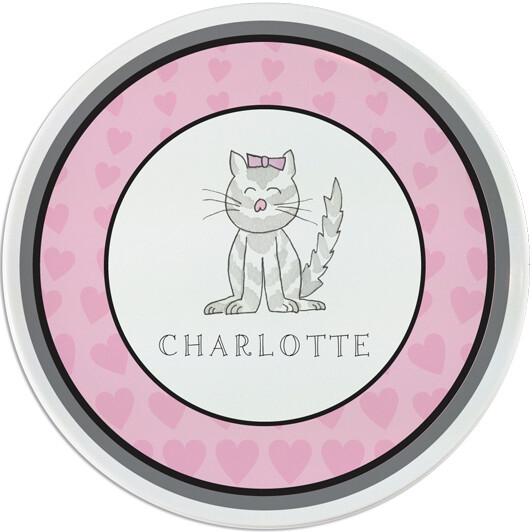Purrfect Cat Tabletop Collection - Plate - Personalized