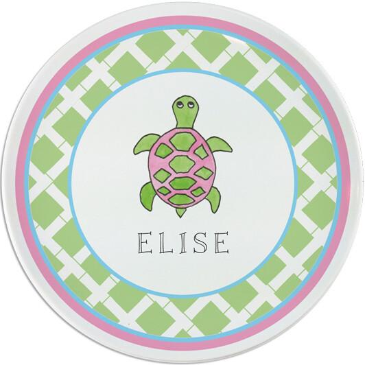 Sea Turtle Tabletop Collection - Plate - Personalize