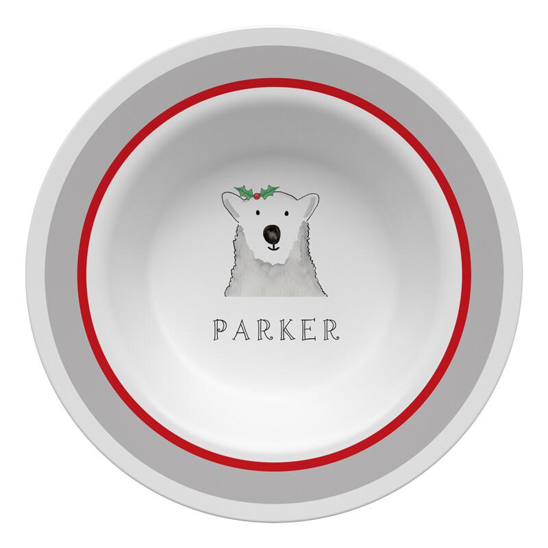 Polar Bear Tabletop Collection - Bowl - Personalized