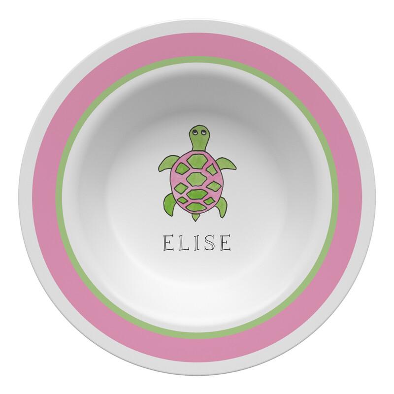 Sea Turtle Tabletop Collection - Bowl - Personalize