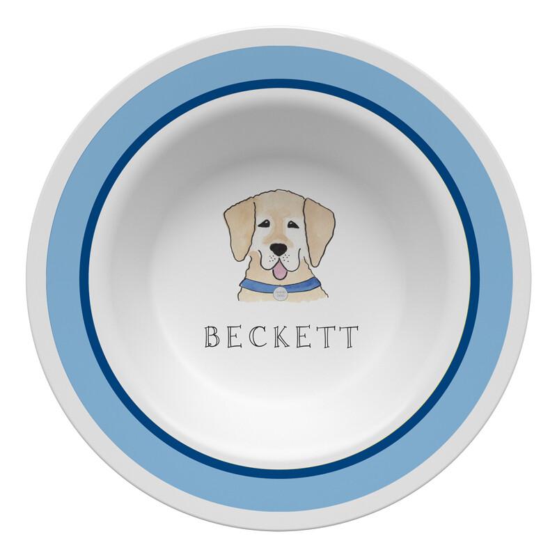Happy Tails Dog Tabletop Collection - Bowl - Personalized