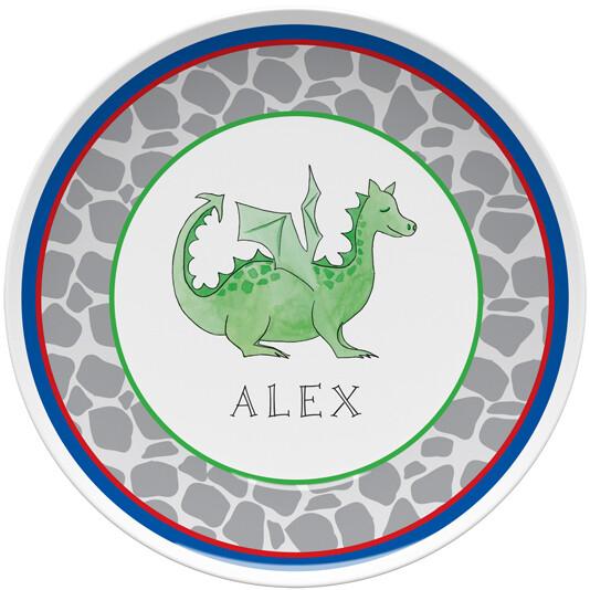 Knights & Dragons Tabletop Collection - Plate - Personalized