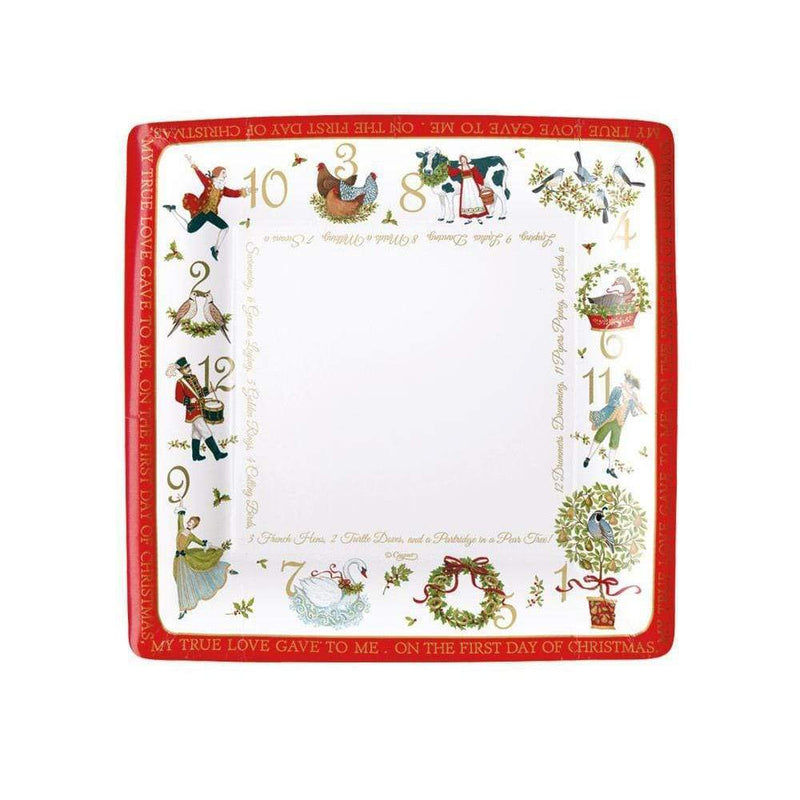 Caspari On the 12th Day Paper Dinner Plates