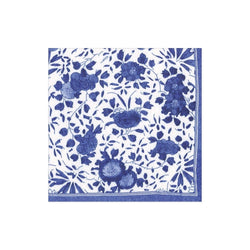 Caspari Blue Delft Paper Cocktail Napkins