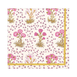 Pink Semis de Fleurs Paper Luncheon Napkins - Caspari