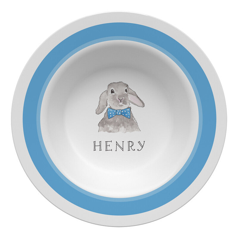 Bunny Blue Bowl