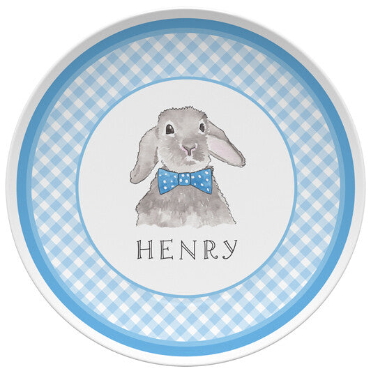 Bunny Blue Plate