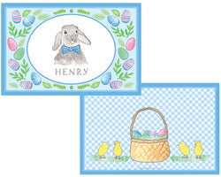 Bunny Blue Placemat
