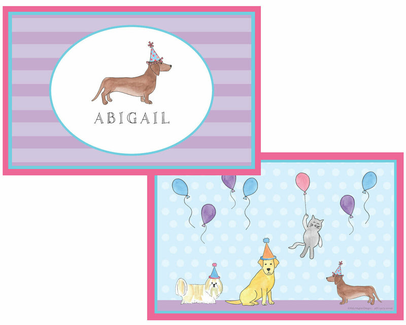Party Animals Plate Set - Placemat