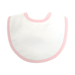 Pink Gingham Bib 3 Marthas