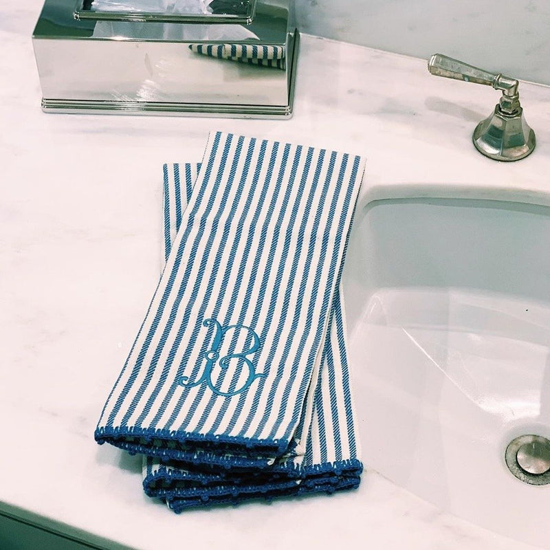 Busatti Stripe Hand Towel - Personalize or Monogram