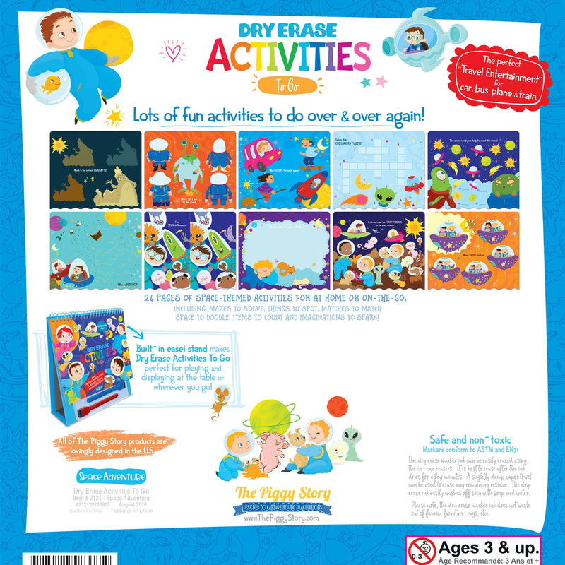 Dry Erase Activities to Go Outer Space