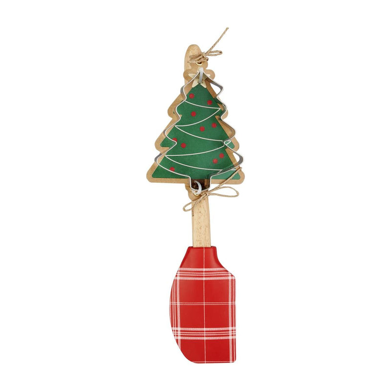 Christmas Cookie Cutter & Spatula Set - Christmas Tree