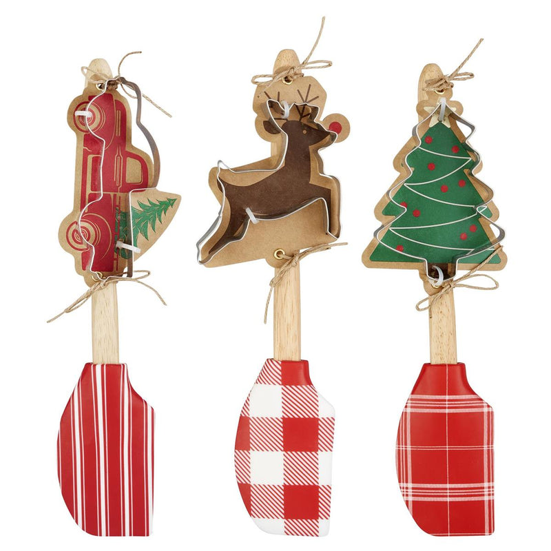 Christmas Cookie Cutter & Spatula Set