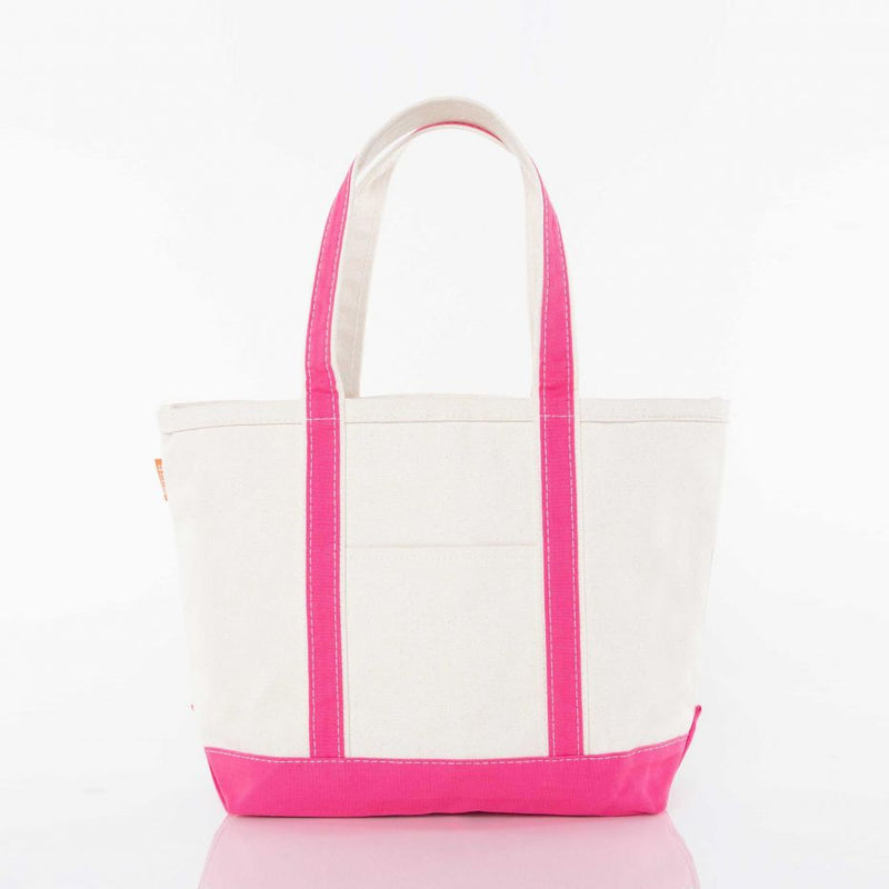 Medium Boat Tote - Hot Pink