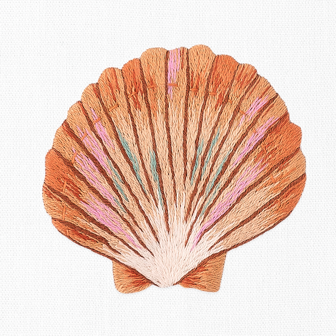 Scallop Shell Guest Towel