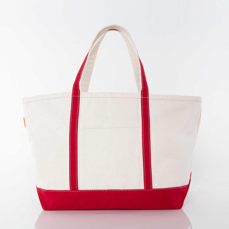 Large Boat Tote - Red