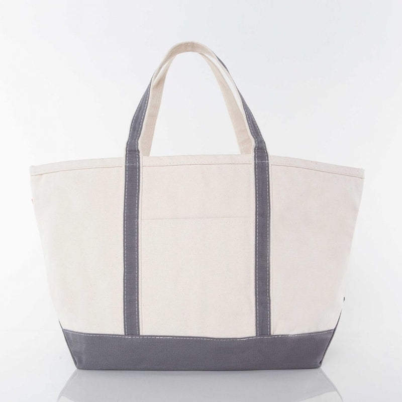 Large Boat Tote - Gray