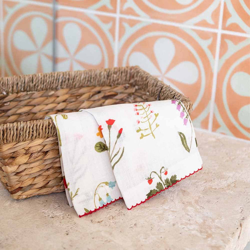 Pomegranate Botanical Garden Cocktail Napkins