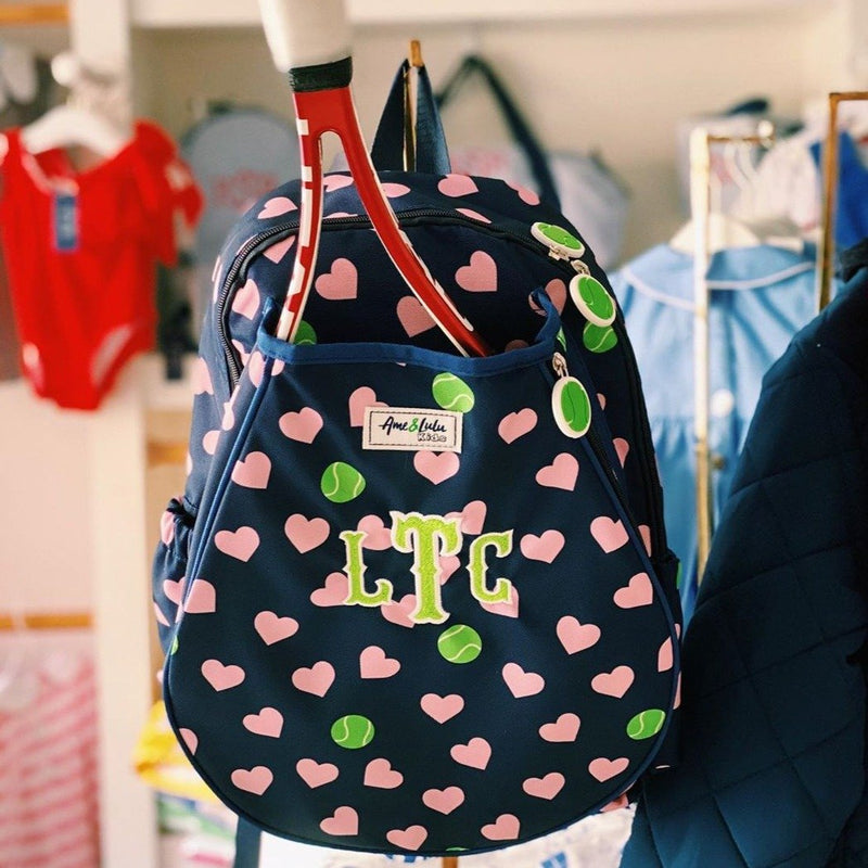 Child's Tennis Backpack - Little Love Hearts
