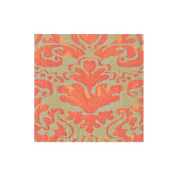 Caspari Coral Palazzo Paper Cocktail Napkins