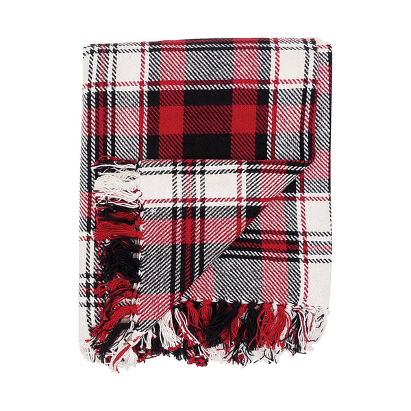 Fireside Plaid Throw Blanket - Tartan Throw