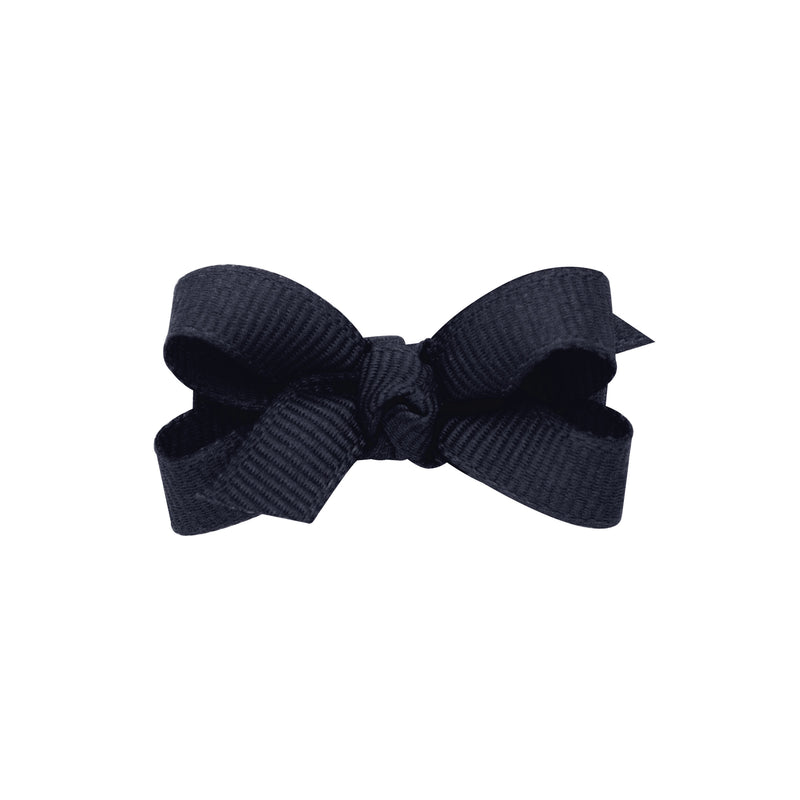 Mini Grosgrain Bow Navy