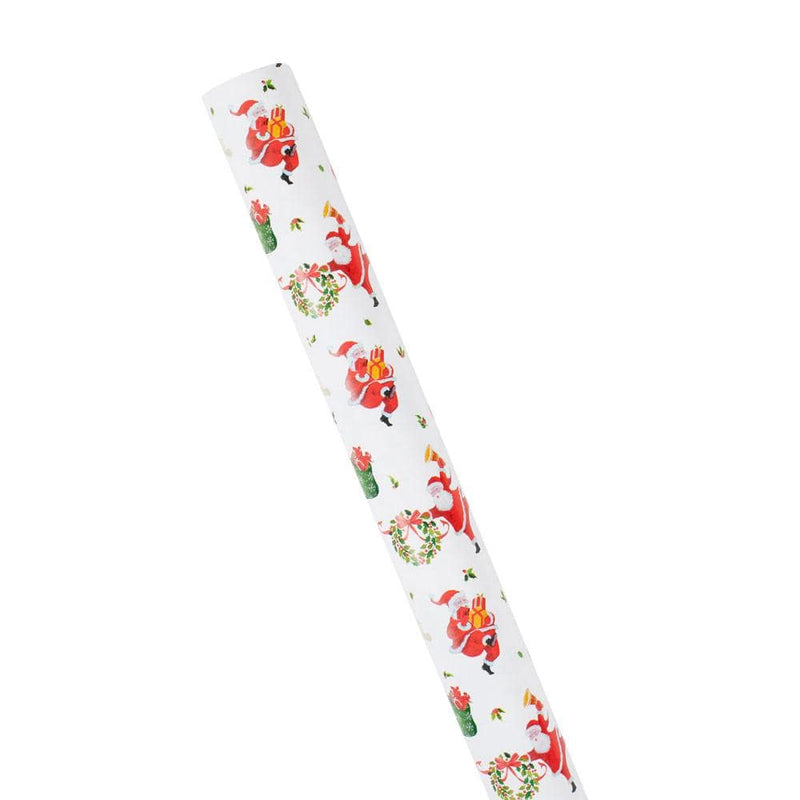 Dancing Santas Wrapping Paper