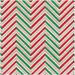 Caspari Candy Cane Stripes Wrapping Paper