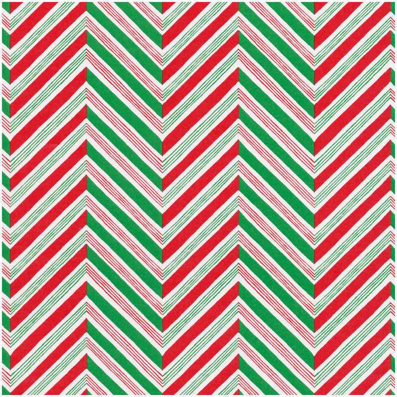 Caspari Candy Cane Stripes Wrapping Paper