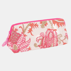 Roller Rabbit Orange Amanda Coated Makeup and Toiletry Case