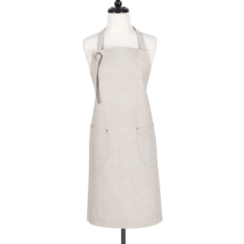 Slub Apron - Gray - Personalized or Monogrammed