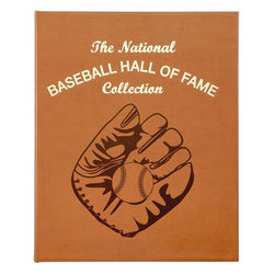 National Baseball Hall of Fame Leather Bound Book