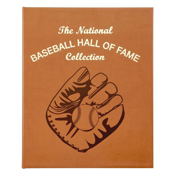 National Baseball Hall of Fame Leather Bound Book