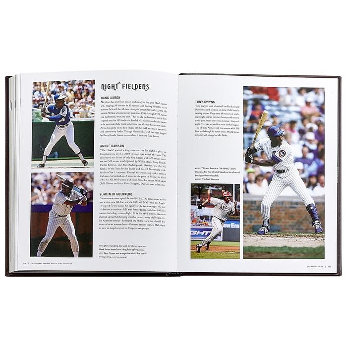 The National Baseball Hall of Fame Leather Bound Book