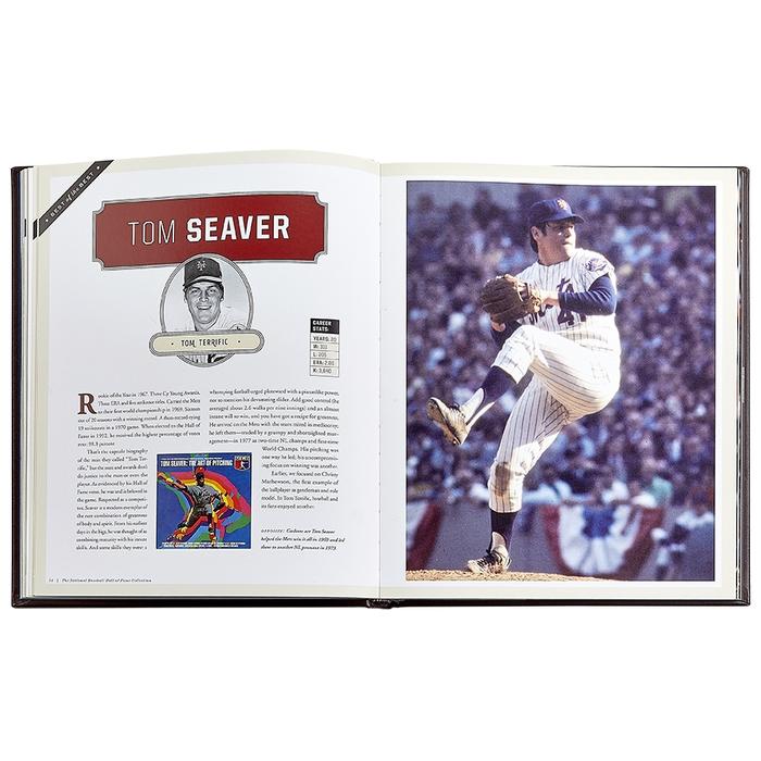 The National Baseball Hall of Fame Leather Bound Book
