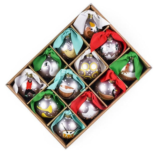 12 Days of Christmas Ornament Gift Set - Coton Colors