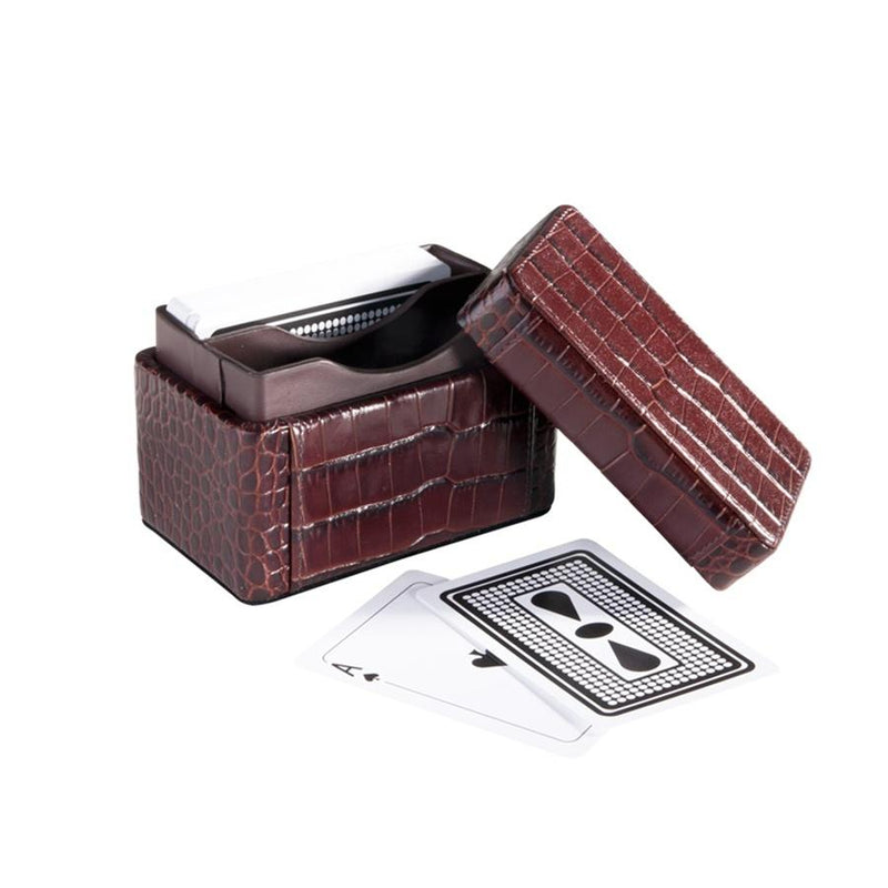 Leather Playing Card Holder