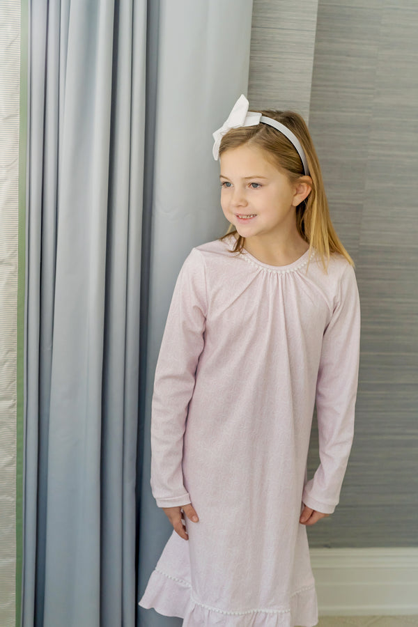 Lila Hayes Pink Tiny Vine Carlin Dress