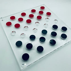 Game - checkers - blue and red