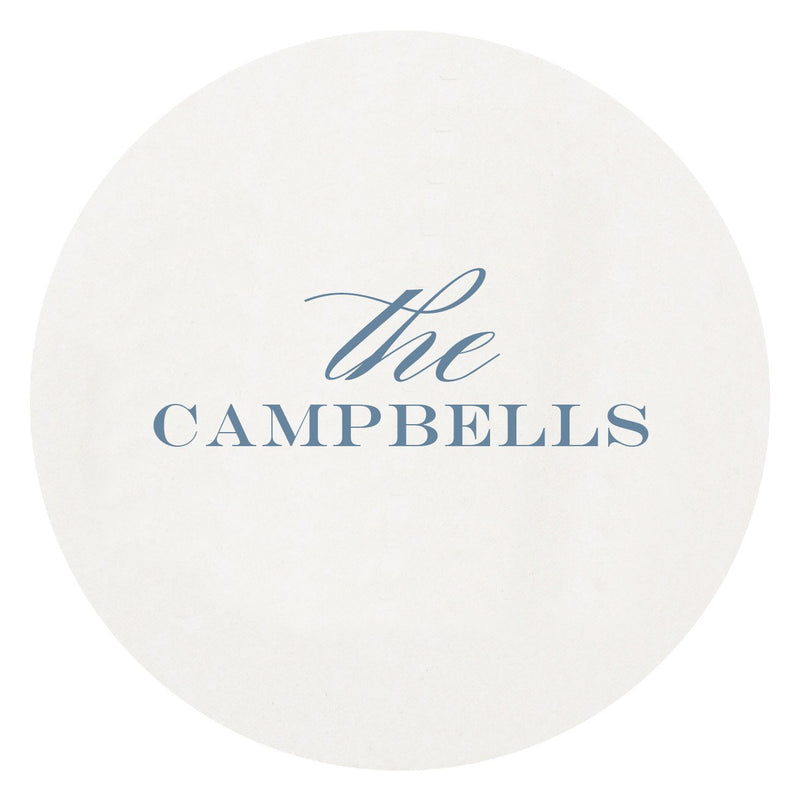 Personalized Disposable Letterpress Coasters