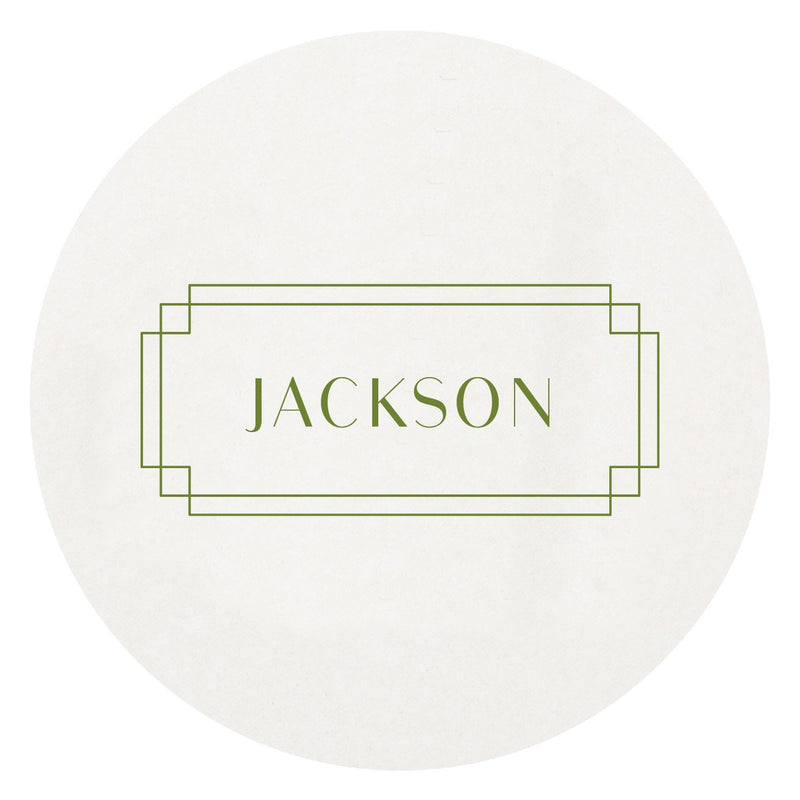 Personalized Disposable Letterpress Coasters