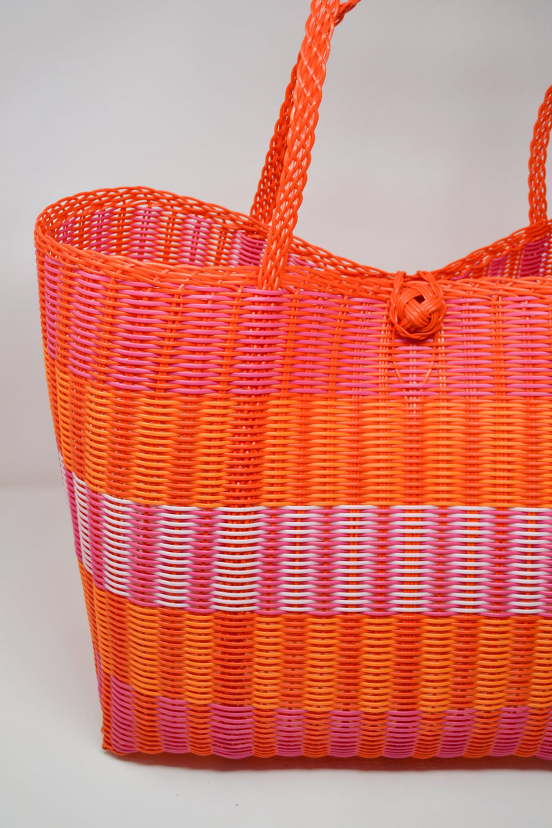 Pink & Orange Lalie Tote