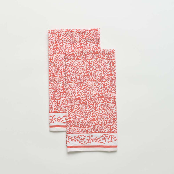 Pomegranate Persimmon Tapestry Tea Towel