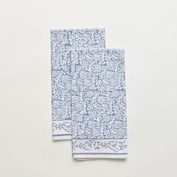 Pomegranate Blue Tapestry Tea Towel